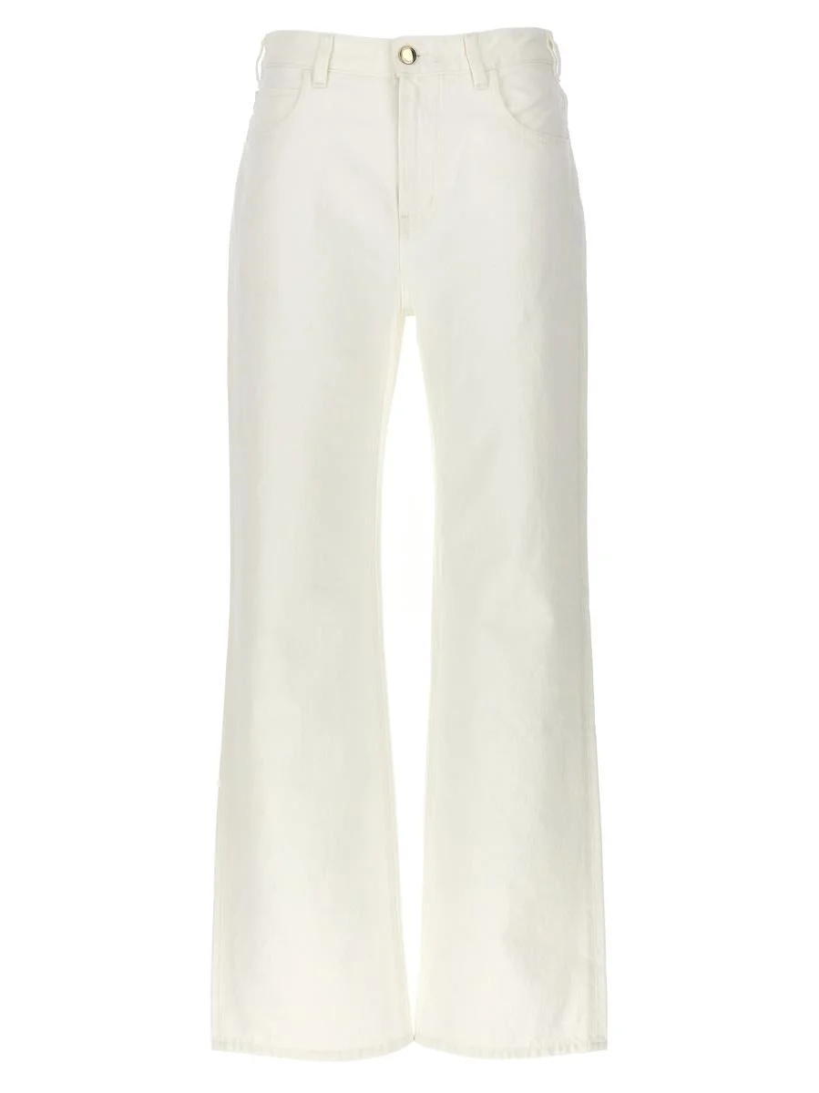CHLOÉ WIDE LEG DENIM JEANS - 1