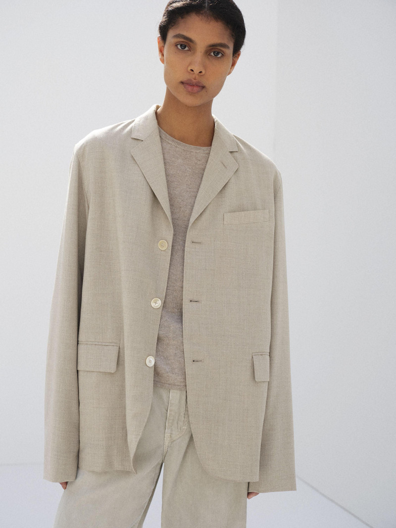 AURALEE SUMMER TWIST CASHMERE PORA JACKET outlook