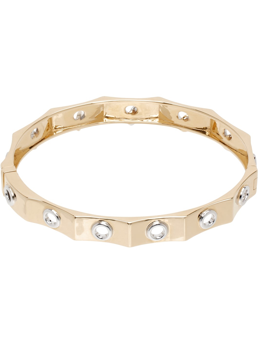 Gold & Silver Eyet Bracelet - 2