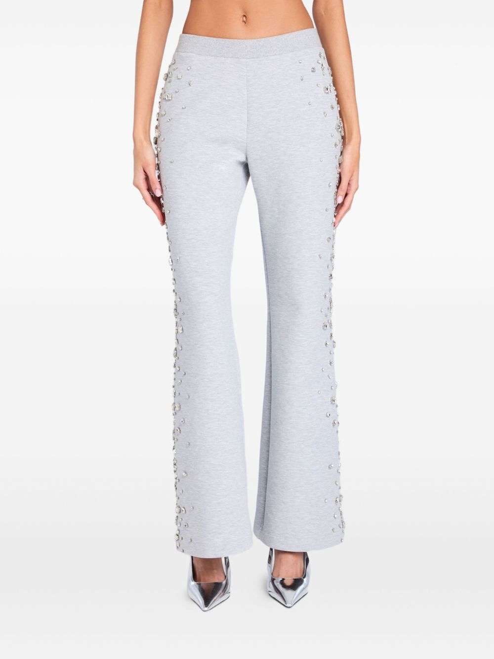 Carsyn crystal-embellished track pants - 5