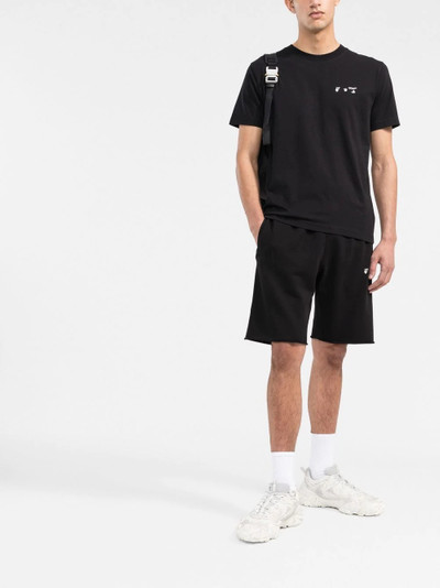 Off-White logo-print track shorts outlook