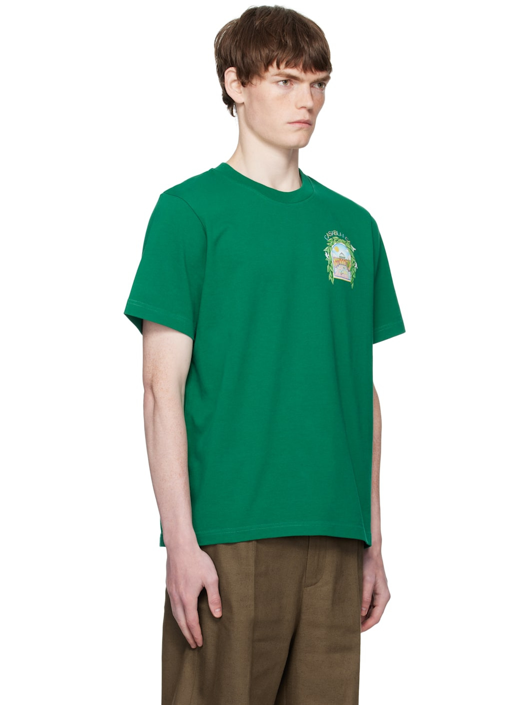 Green L'Arche De Tennis Short-Sleeve T-Shirt - 2