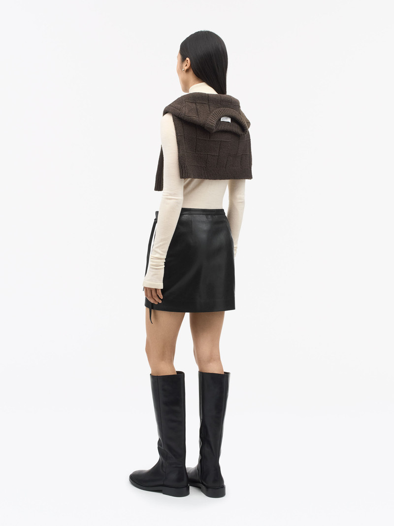 Darla Mini Leather Skirt 3