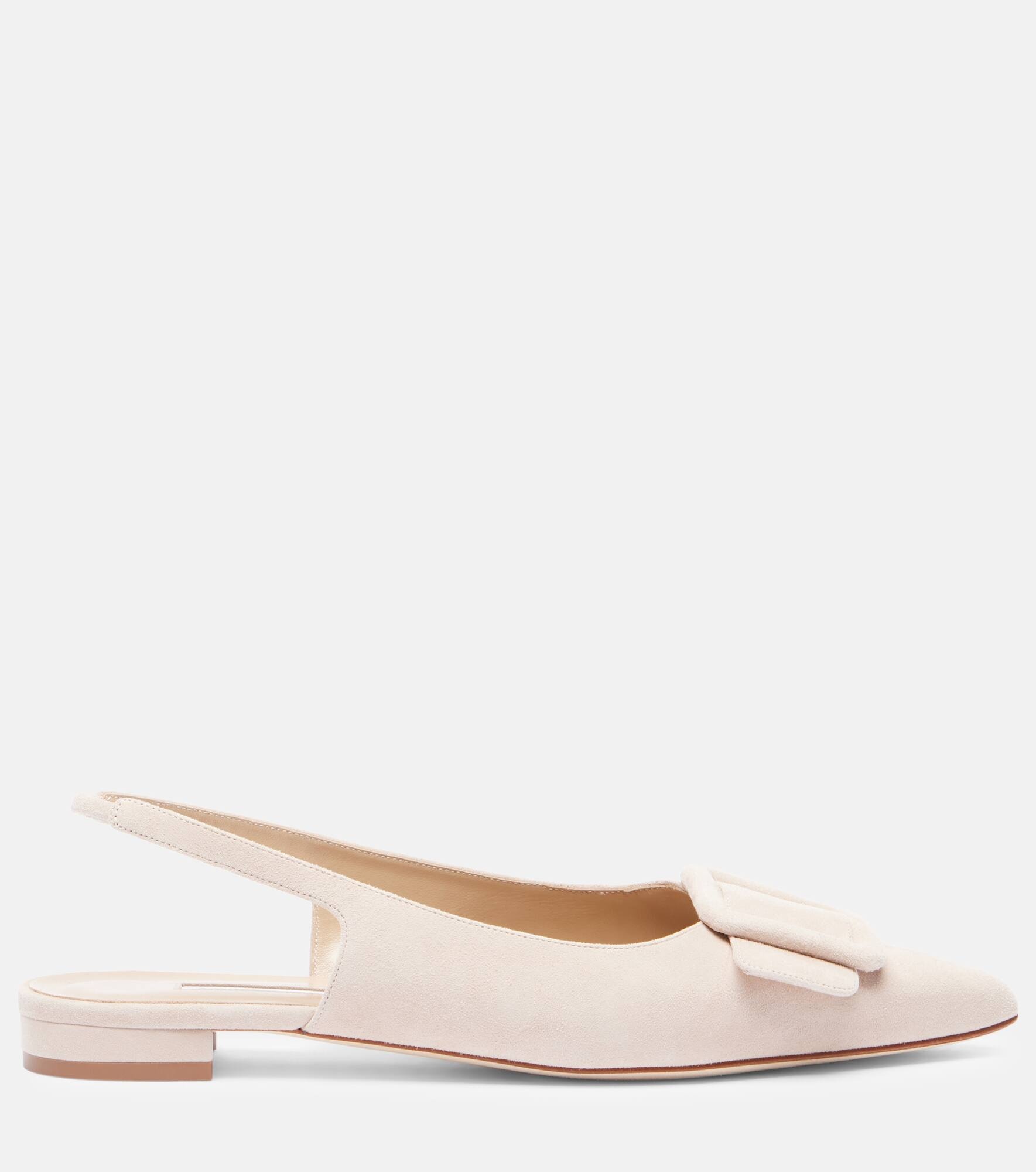 Maylura suede slingback flats - 4