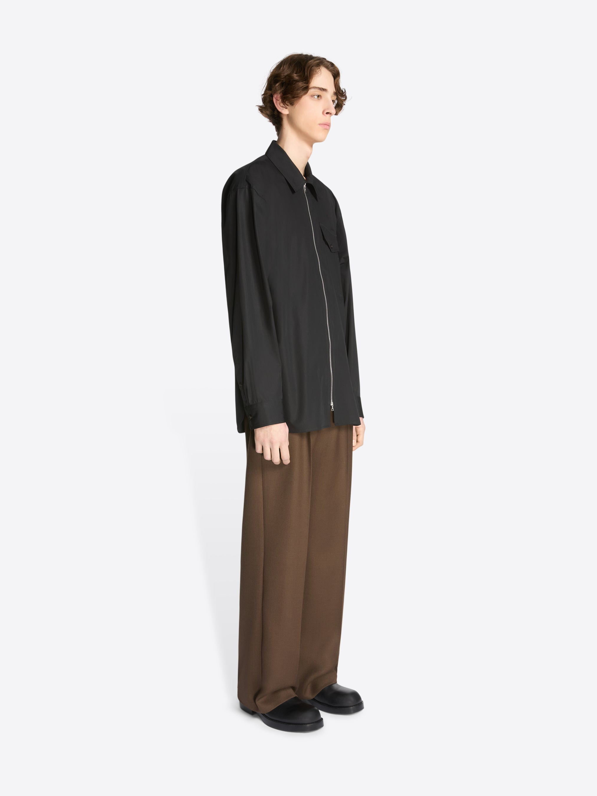 COTTON ZIPPED SHIRT - 3