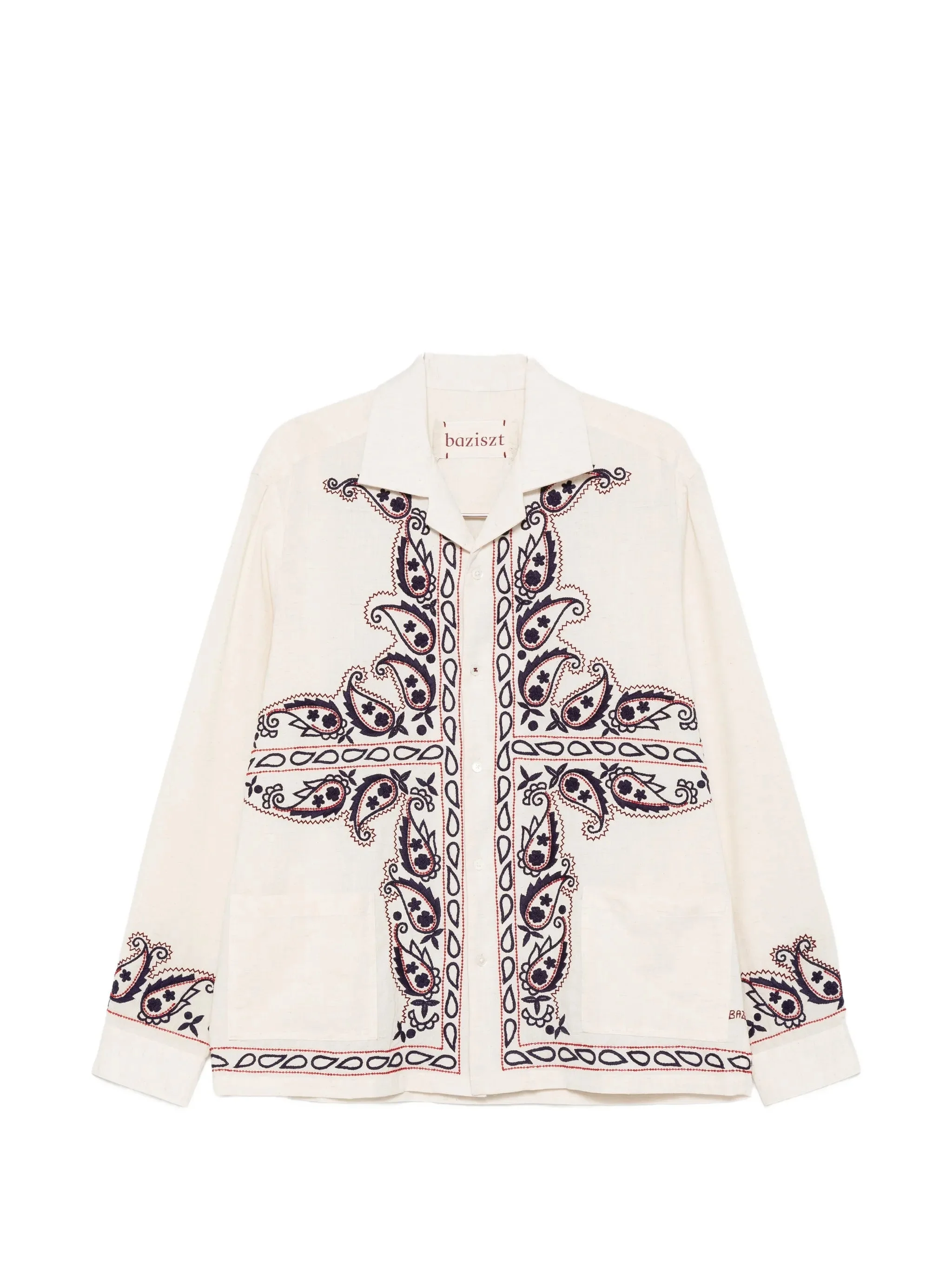 Baziszt Memento Paisley-embroidered Shirt - 1