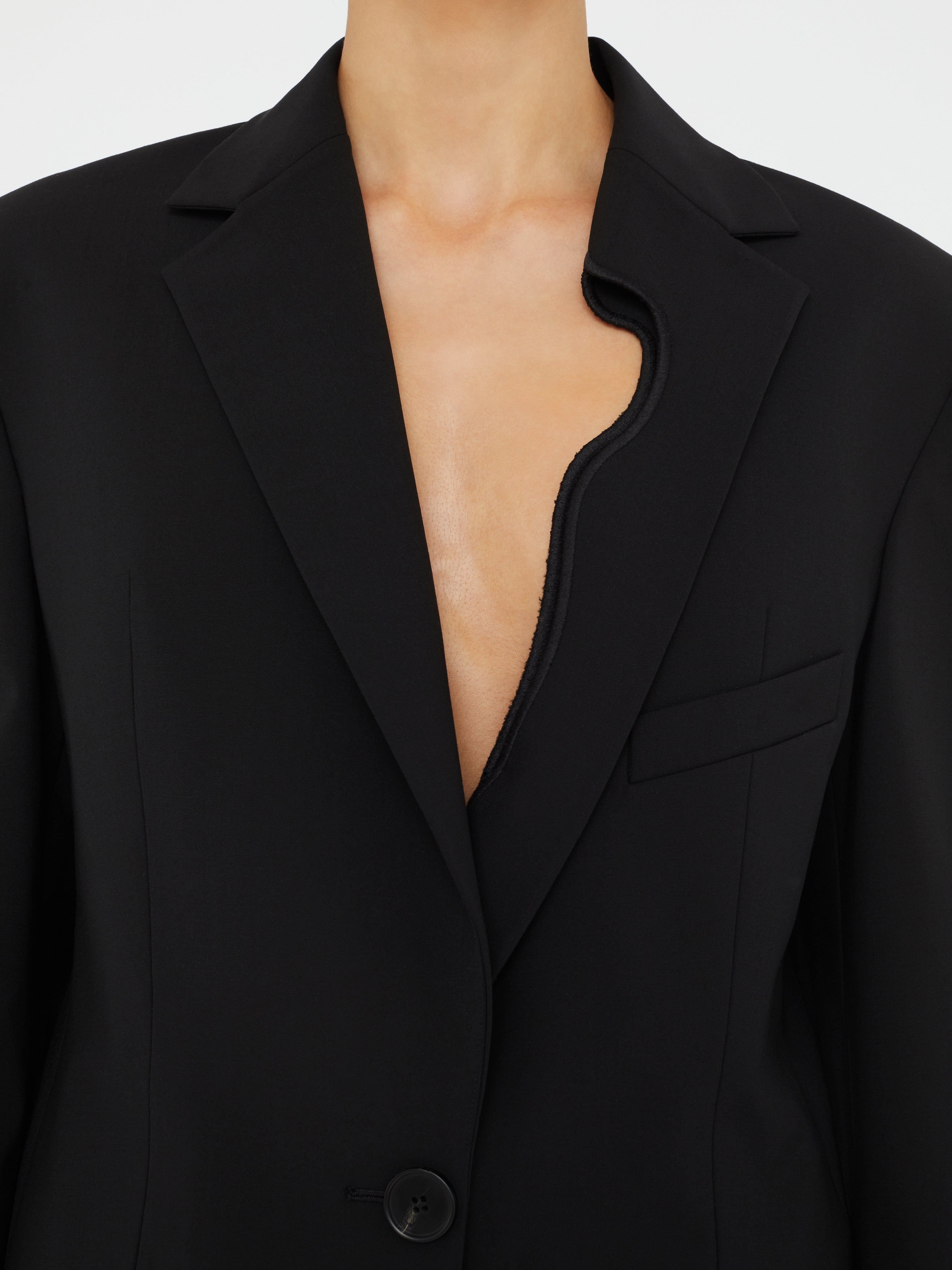 Bitten Wool Blazer - 8
