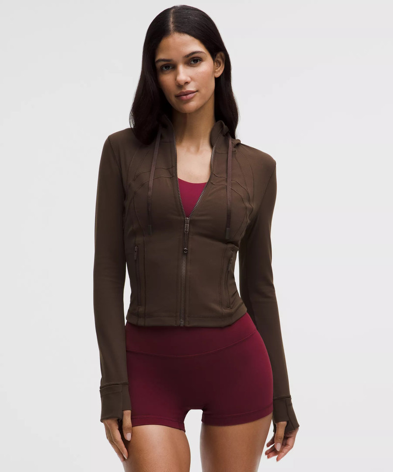 Define Cropped Hooded Jacket *Nulu 1