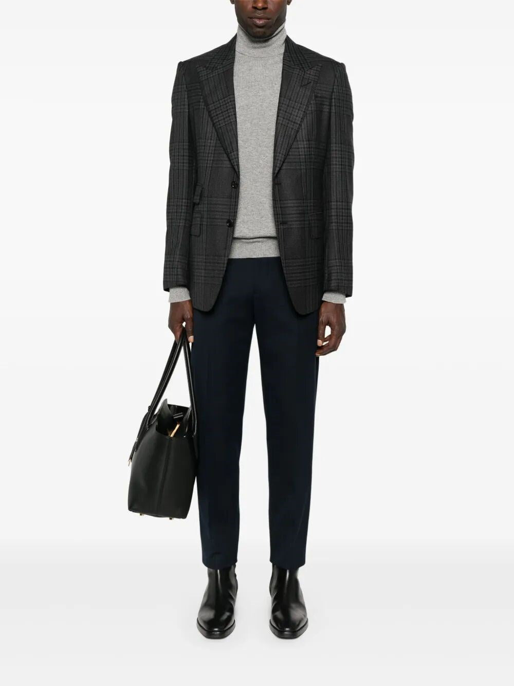 Brunello Cucinelli Men Cashmere Turtle-Neck Sweater - 2