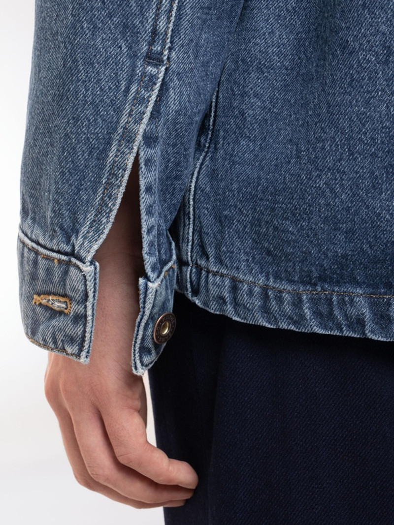 Barney Worker Jacket 90s Blue Denim 3