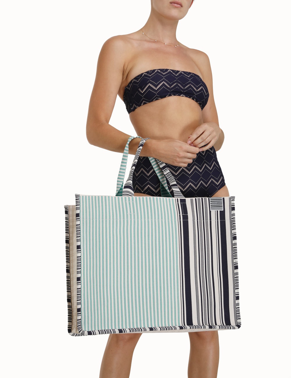 JACQUARD TOTE - 2