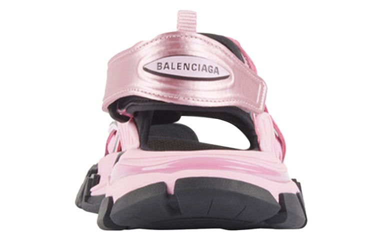 (WMNS) Balenciaga Track Sandal 'Neon Pink Black' 617543W2FH15010 - 3