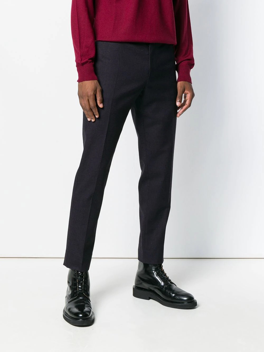 tailored slim-fit trousers - 3