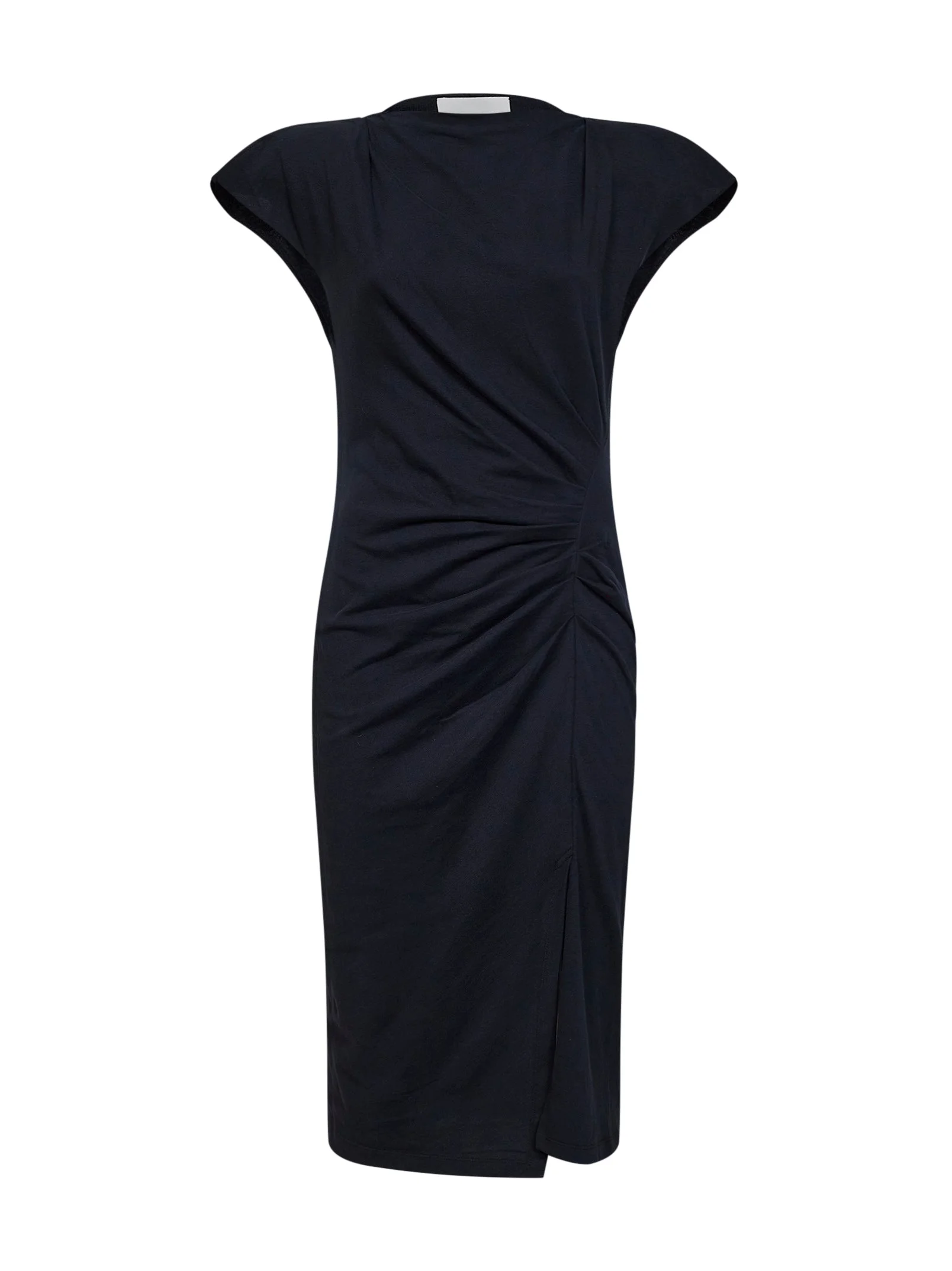 Marant Etoile Women Black Cotton Jersey Nadeline Midi Dress - 1