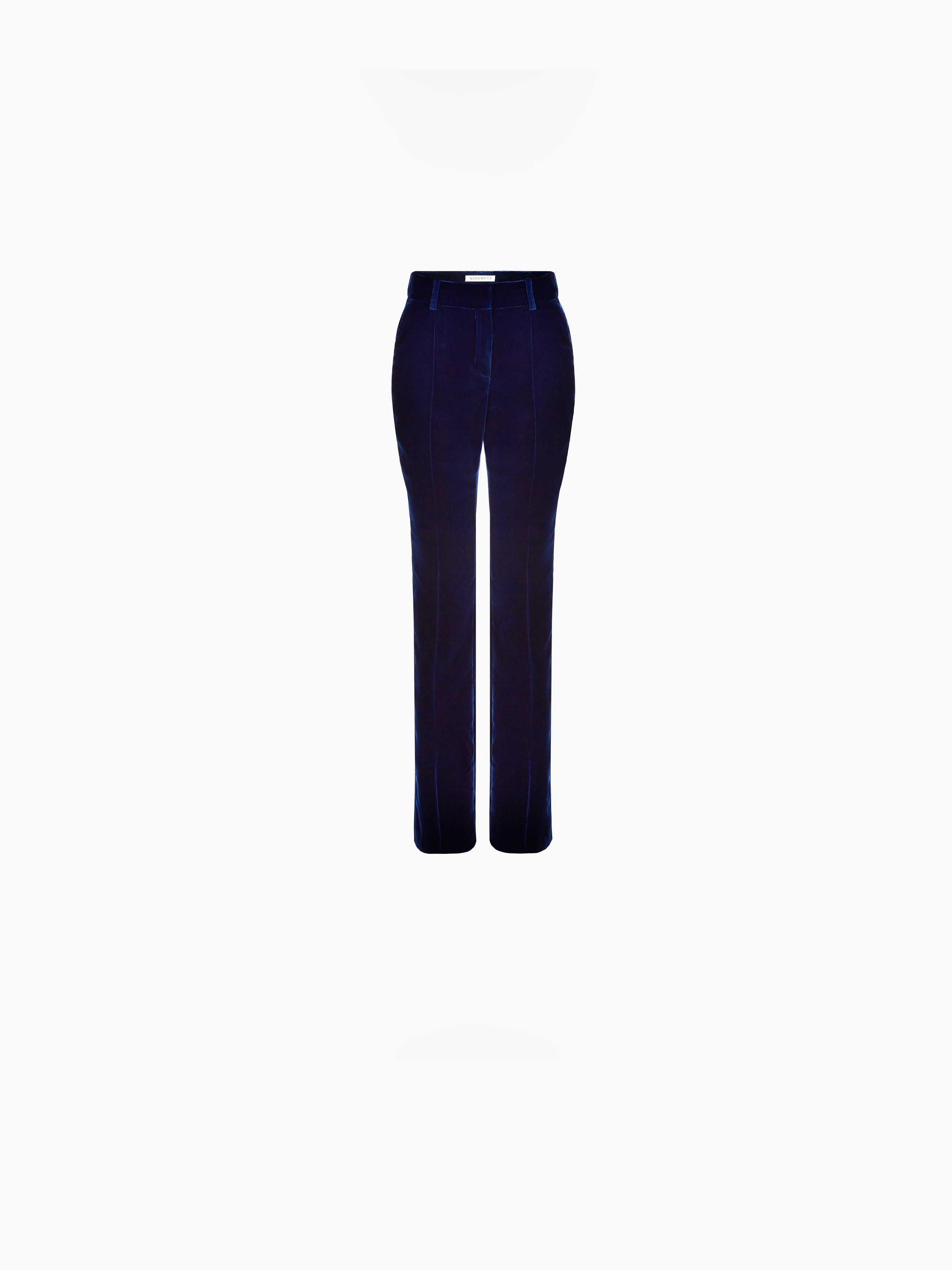 FLUID VELVET STRAIGHT PANTS - 5