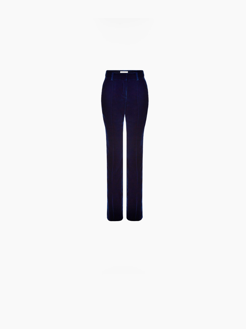 FLUID VELVET STRAIGHT PANTS 5