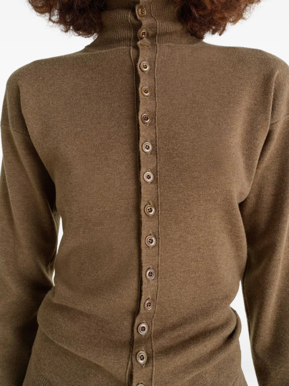 LEMAIRE - Women Buttoned Fitted Cardigan - 4