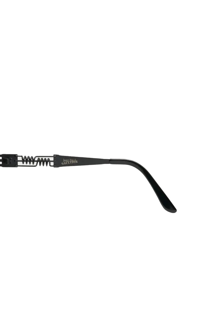 Jean Paul Gaultier Double Ressort 'The 56-6106' Sunglasses Black - 3