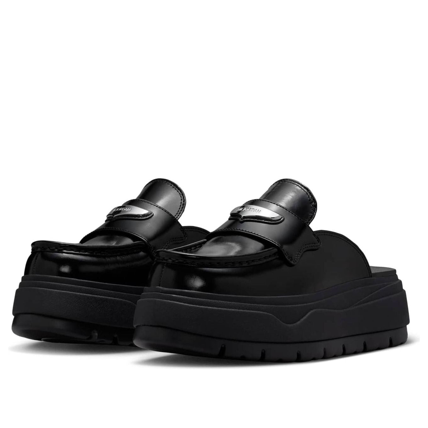 (WMNS) Air Jordan Mule 'Black Metallic Silver' HJ4292-001 - 4