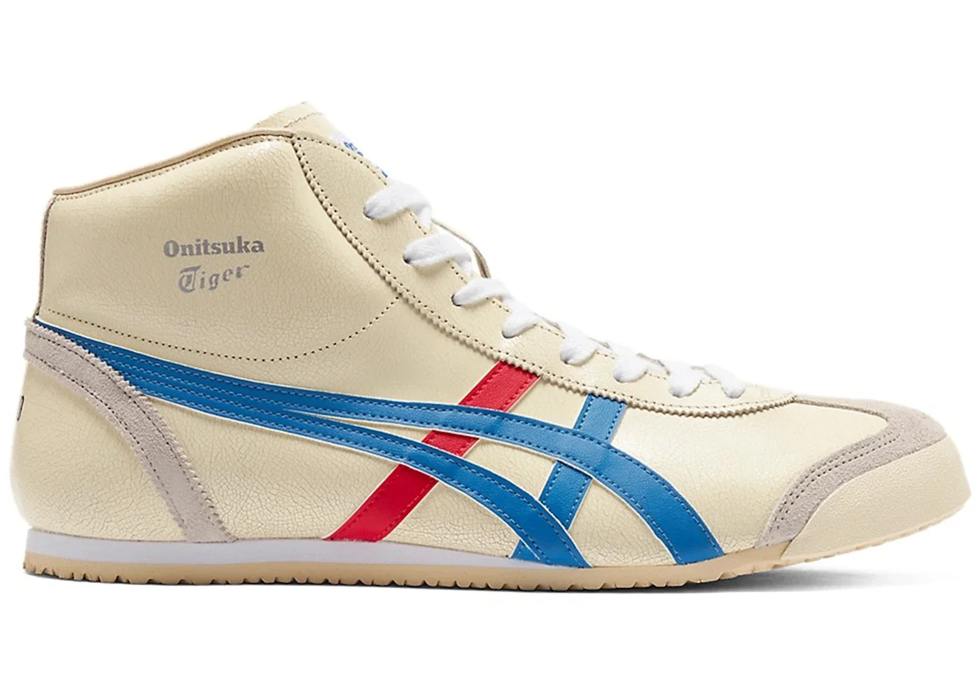 Onitsuka Tiger Mexico Mid Runner White Blue - 1