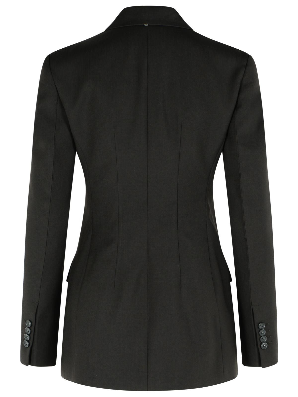 Sportmax 'Adamo' Dark Brown Virgin Wool Blazer Women - 3