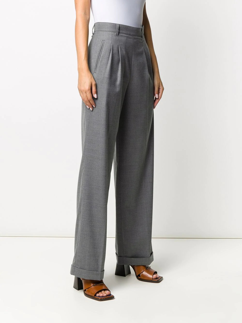 wide-leg trousers - 3