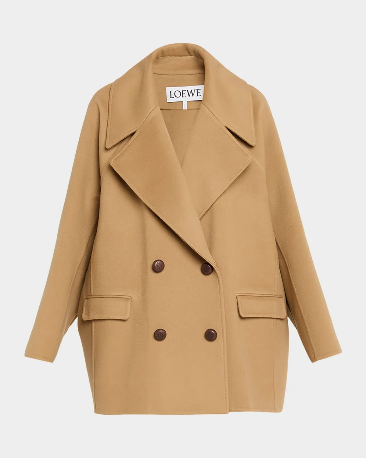 Cotton and Silk Straight-Leg Trousers - 1