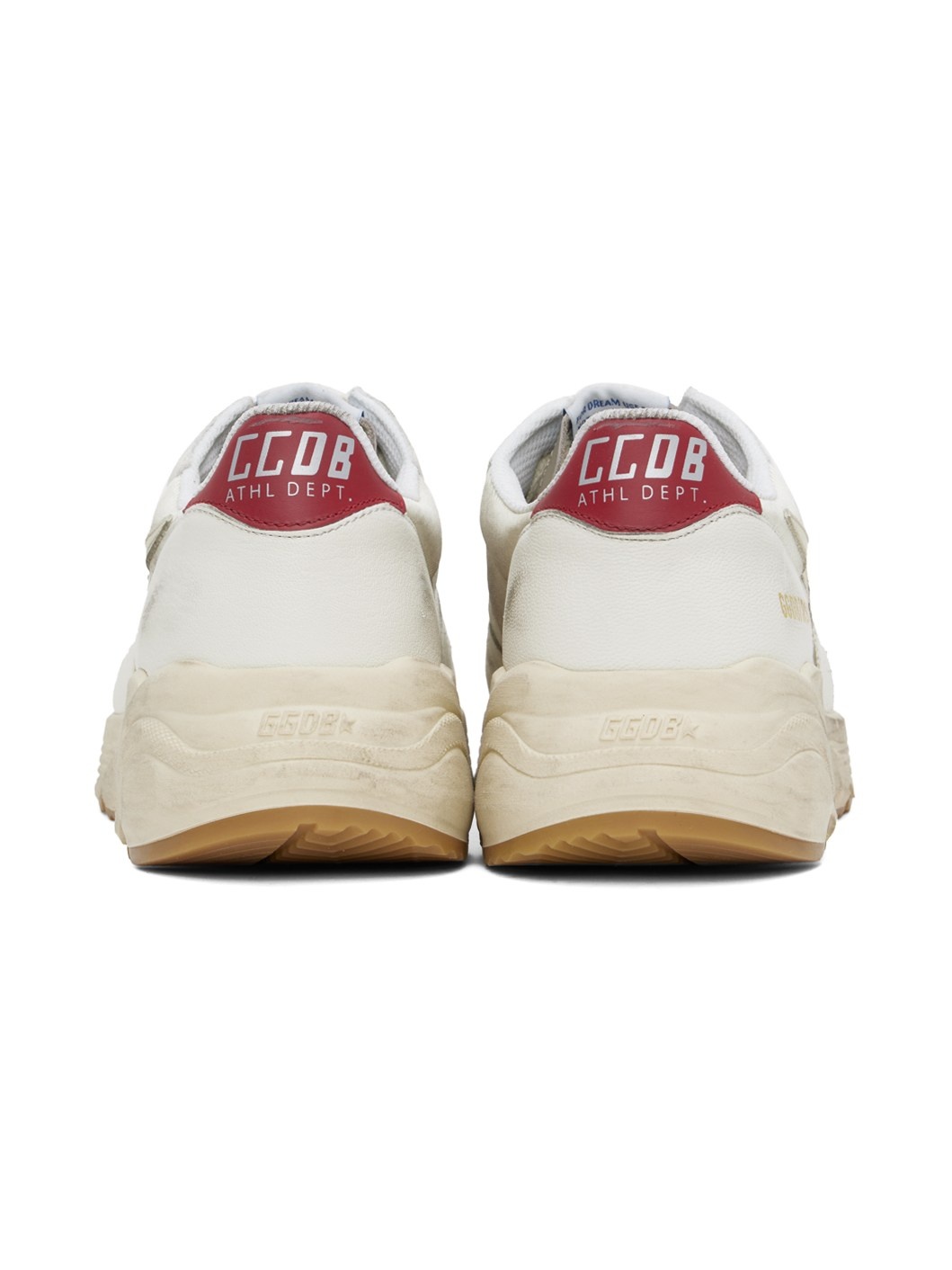 White Running Sole Sneakers - 2