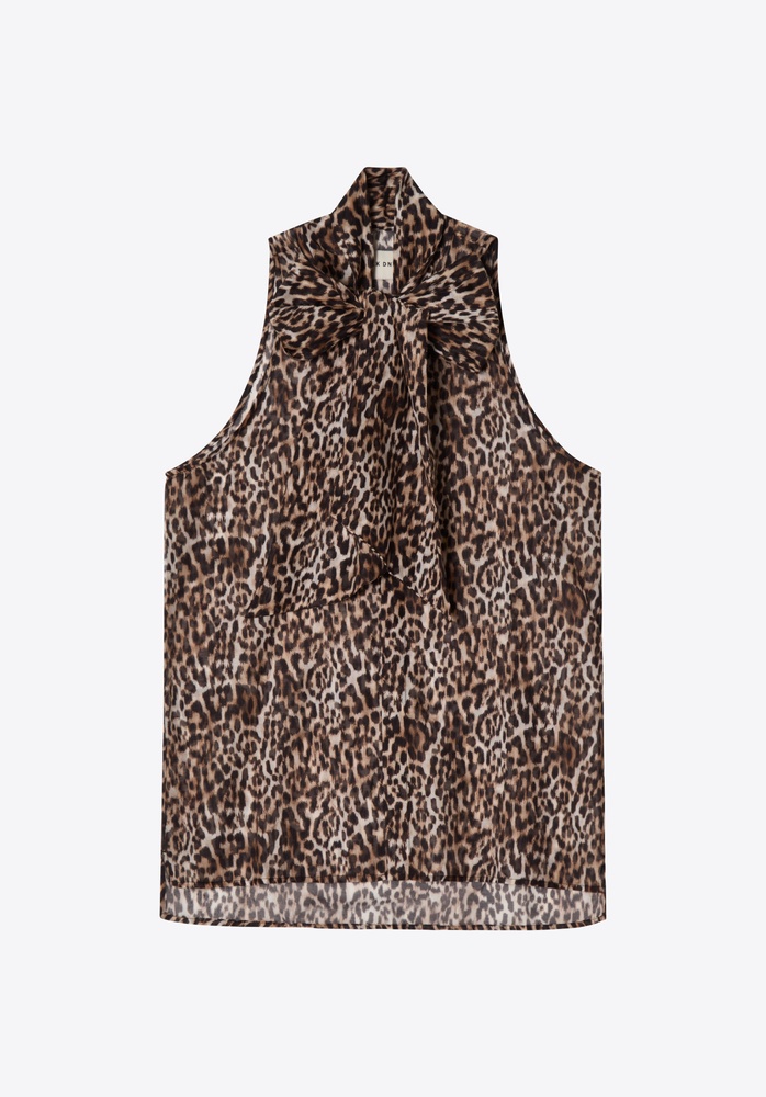 BLOUSE 106 BROWN LEO - 3