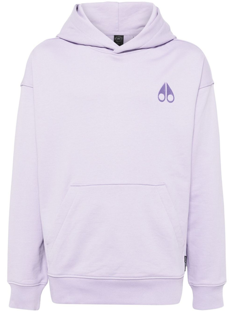 Serge logo-embroidered hoodie 1