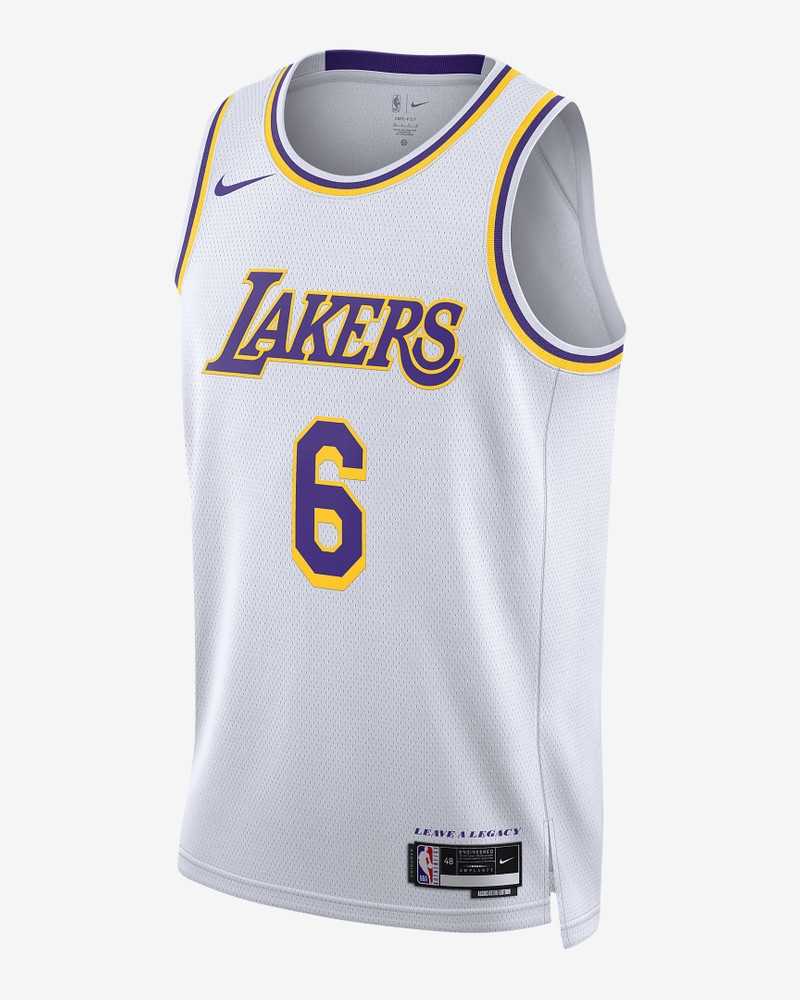 Los Angeles Lakers Association Edition 2022/23 Nike Men's Dri-FIT NBA Swingman Jersey - 1