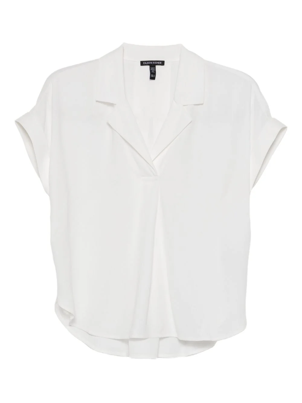 notch-collar blouse - 1