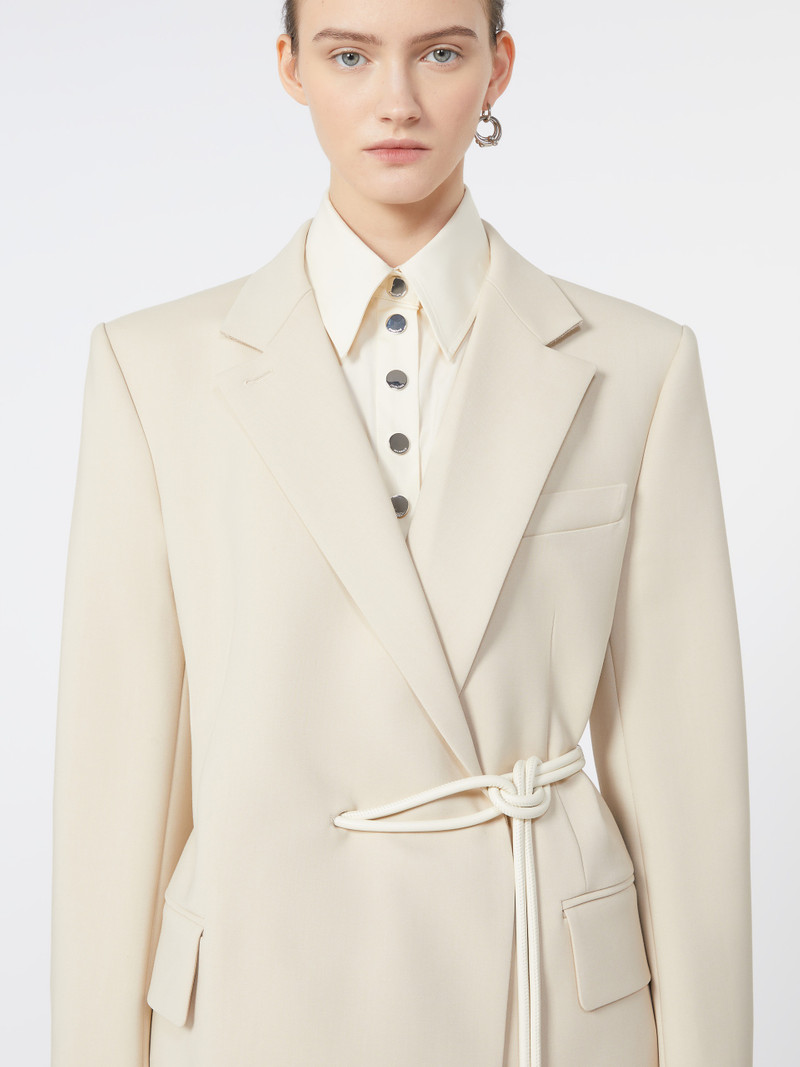 GLASSA Belted blazer 5