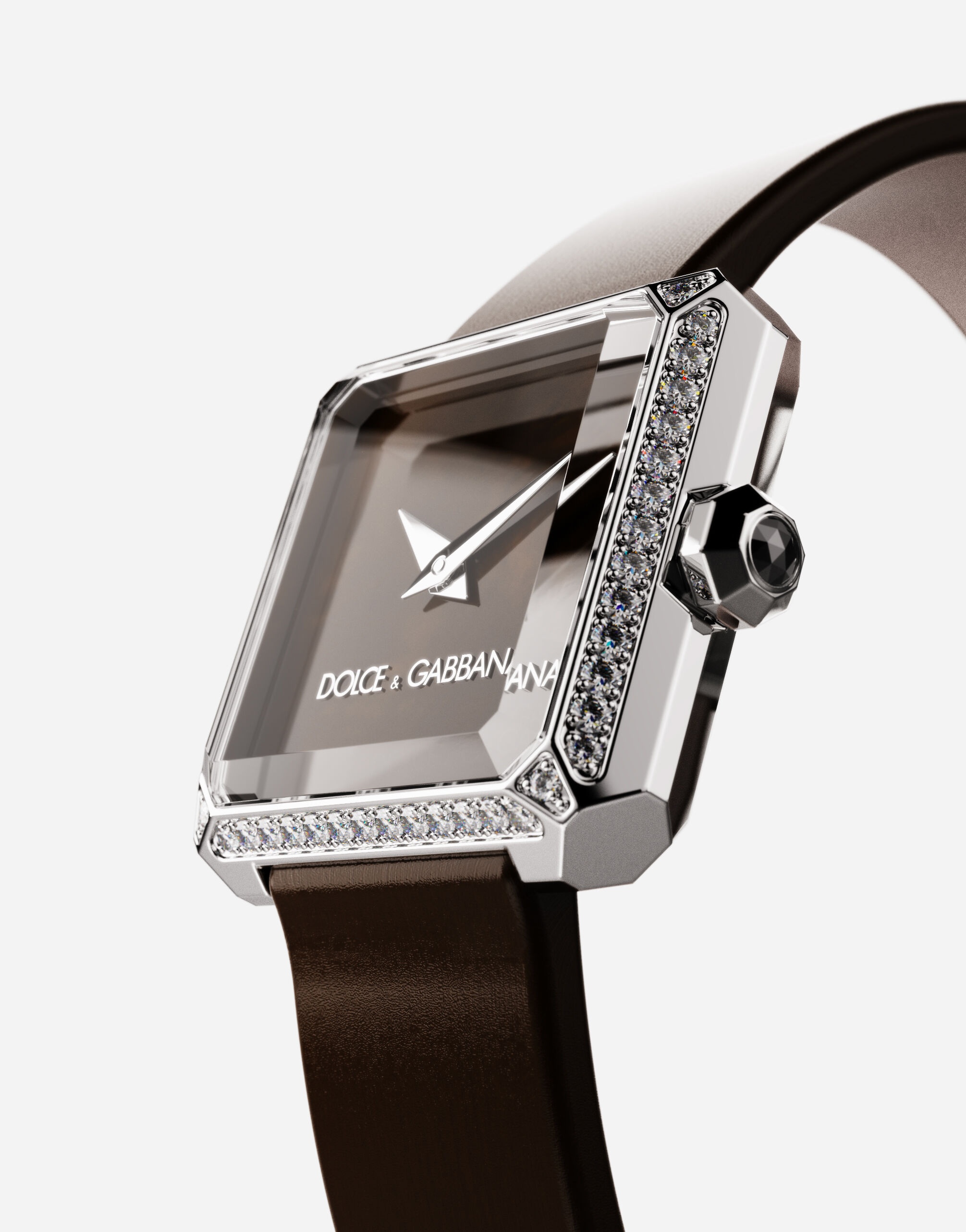 Sofia steel watch with colorless diamonds - 2