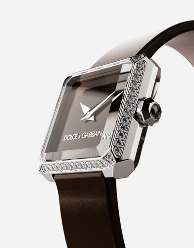 Dolce & Gabbana Sofia steel watch with colorless diamonds outlook