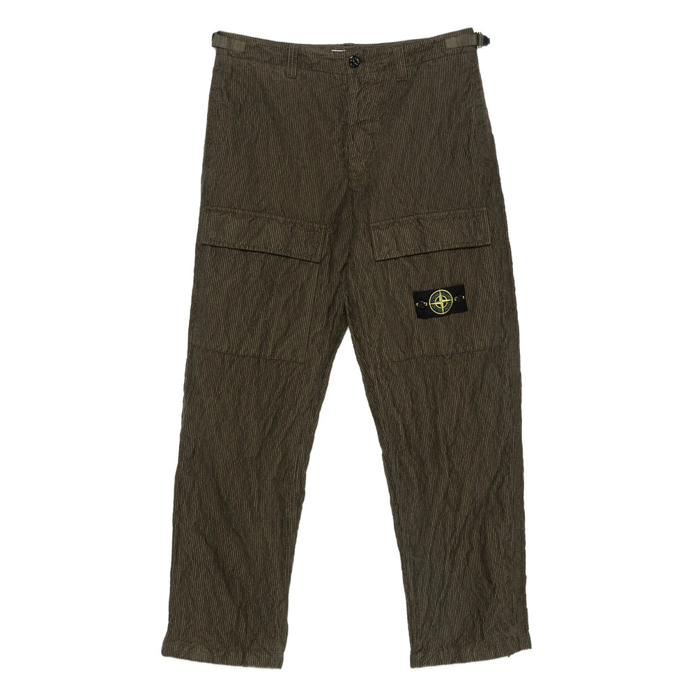 Stone Island Green Trousers - Regular & Straight-Leg Trousers Men - 1
