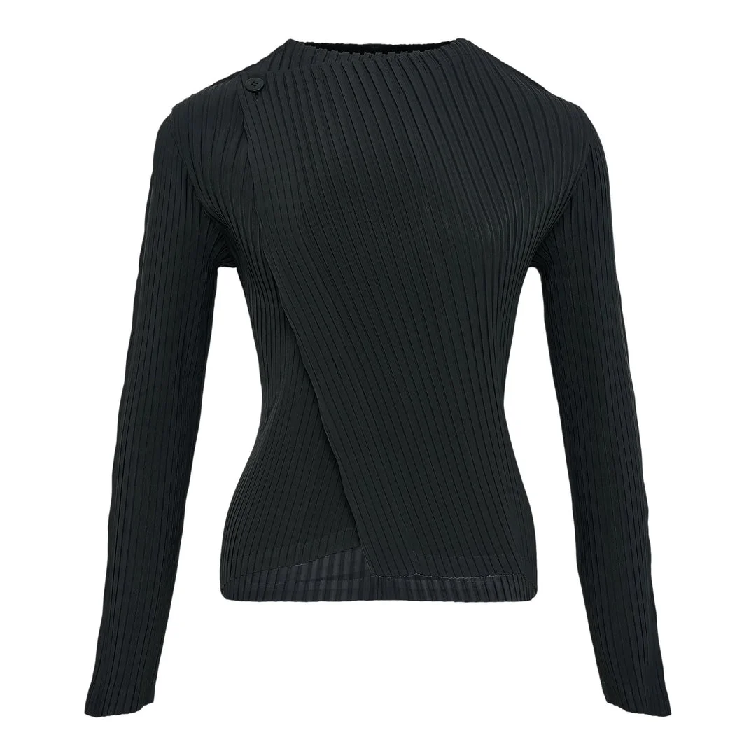 Shadow Study Pleats Cardigan - 1