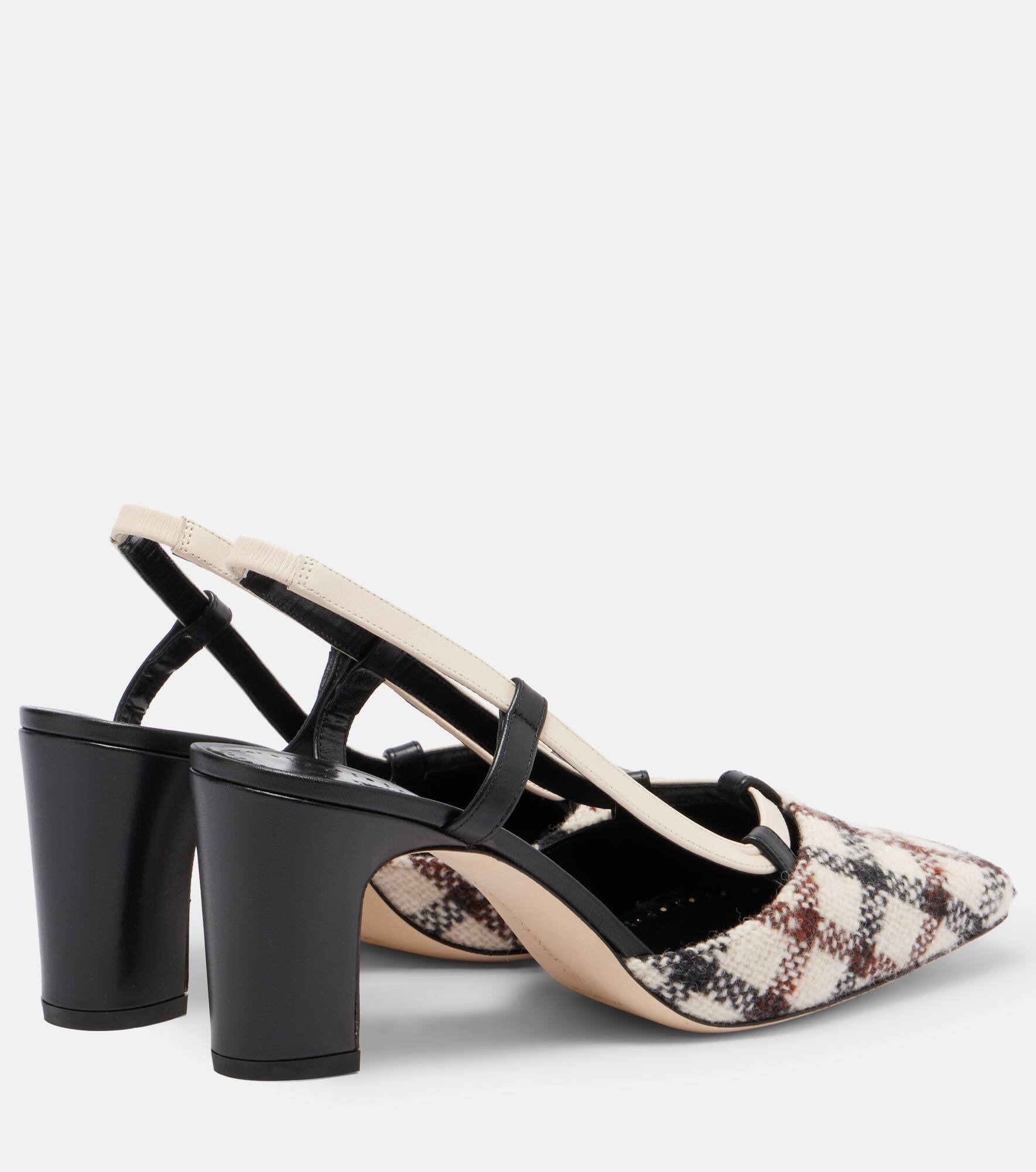 Vestal checked slingback pumps - 2