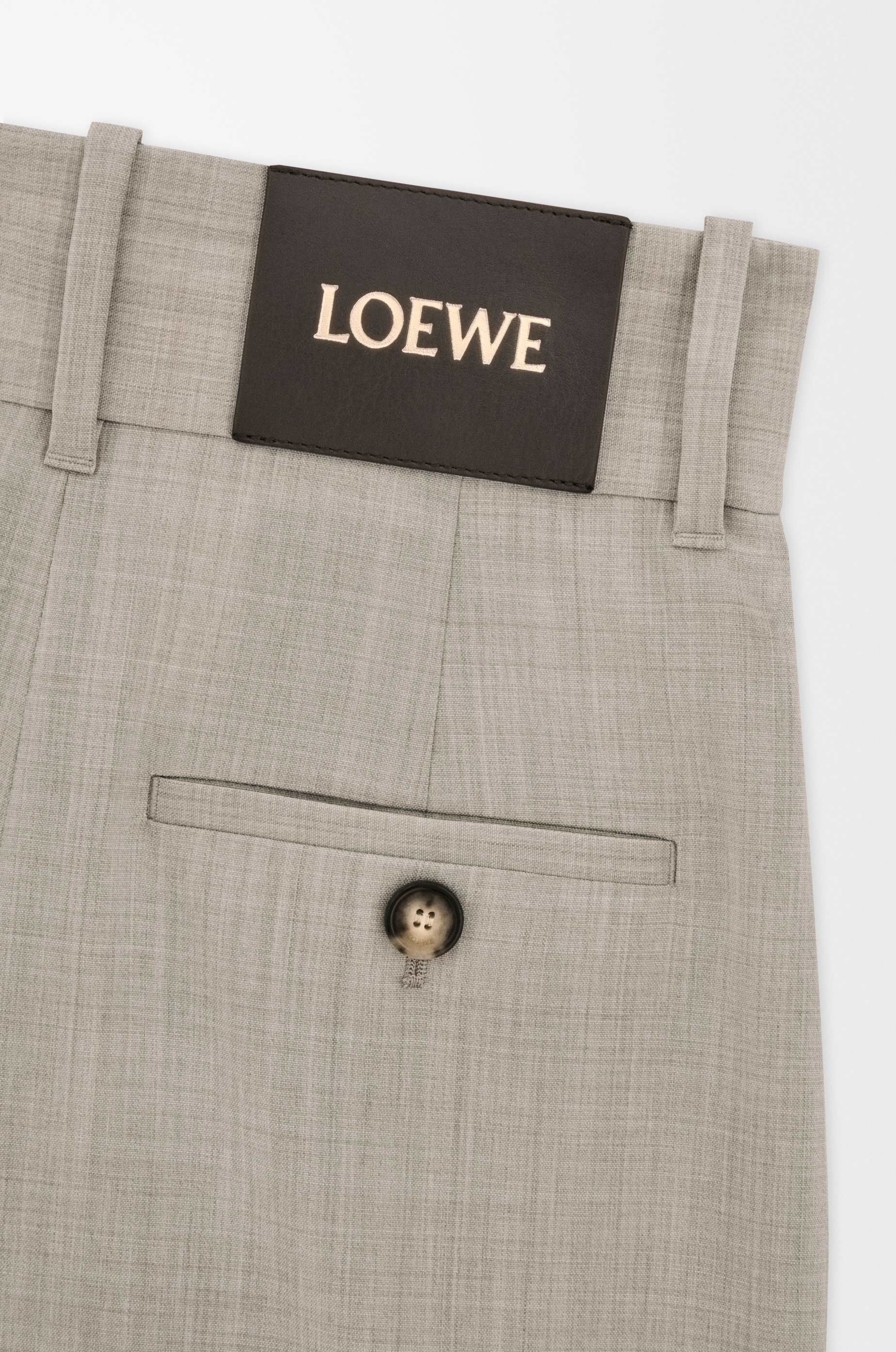 Cropped wrap trousers in wool - 3
