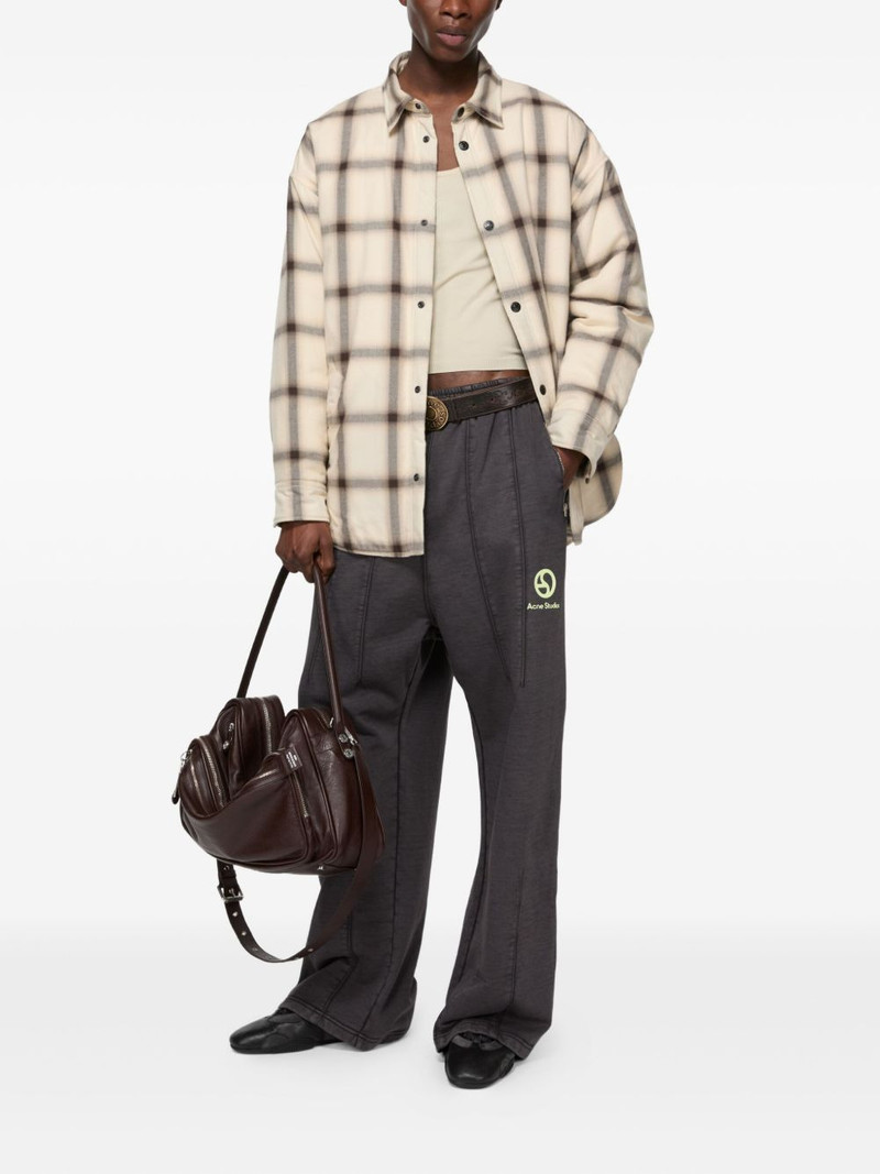 Acne Studios logo-print elasticated-waist trousers outlook