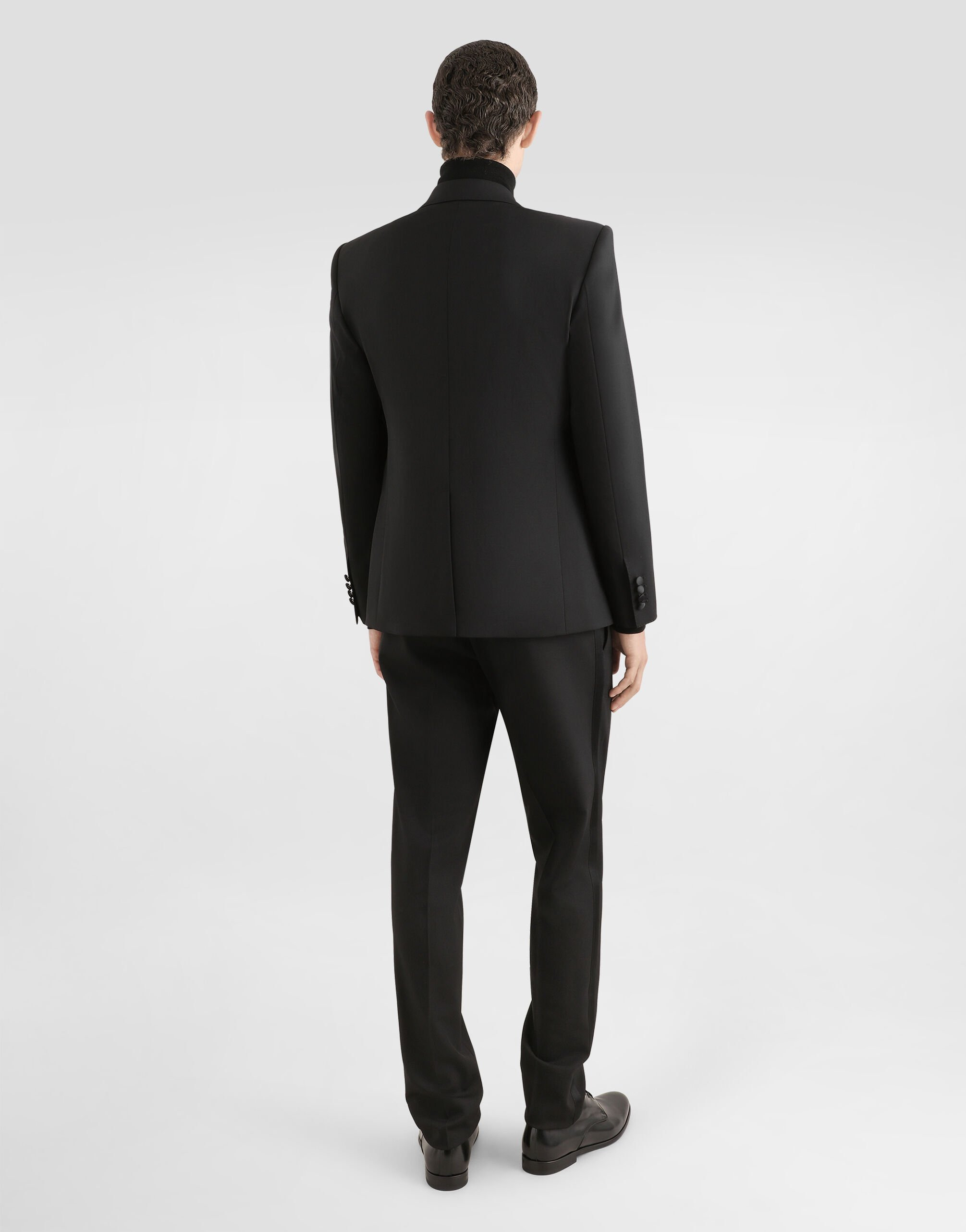 Three-piece Sicilia-fit suit in stretch wool - 3