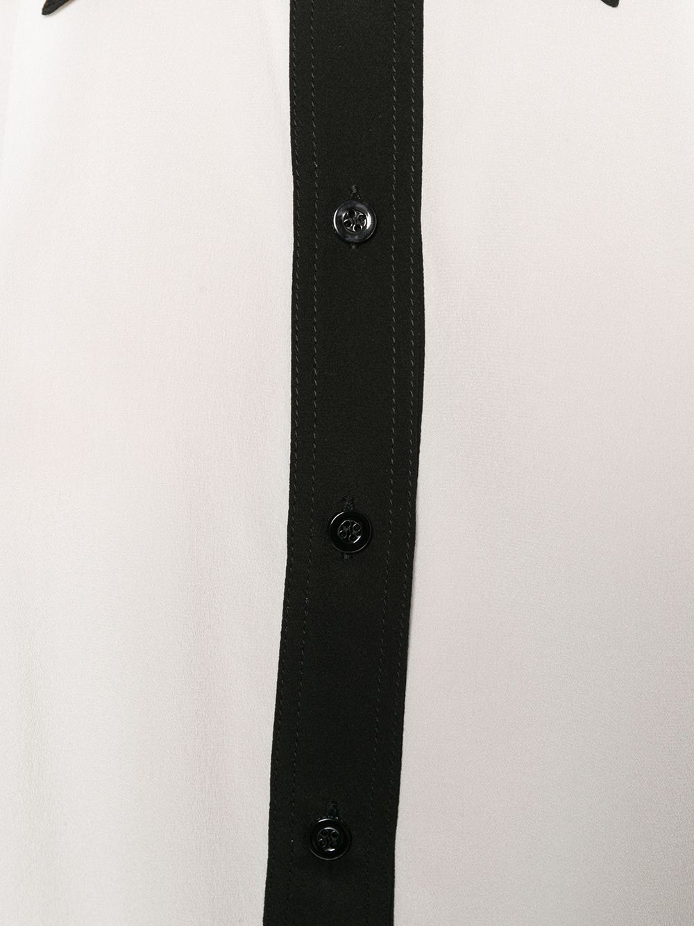 contrast trim blouse - 5