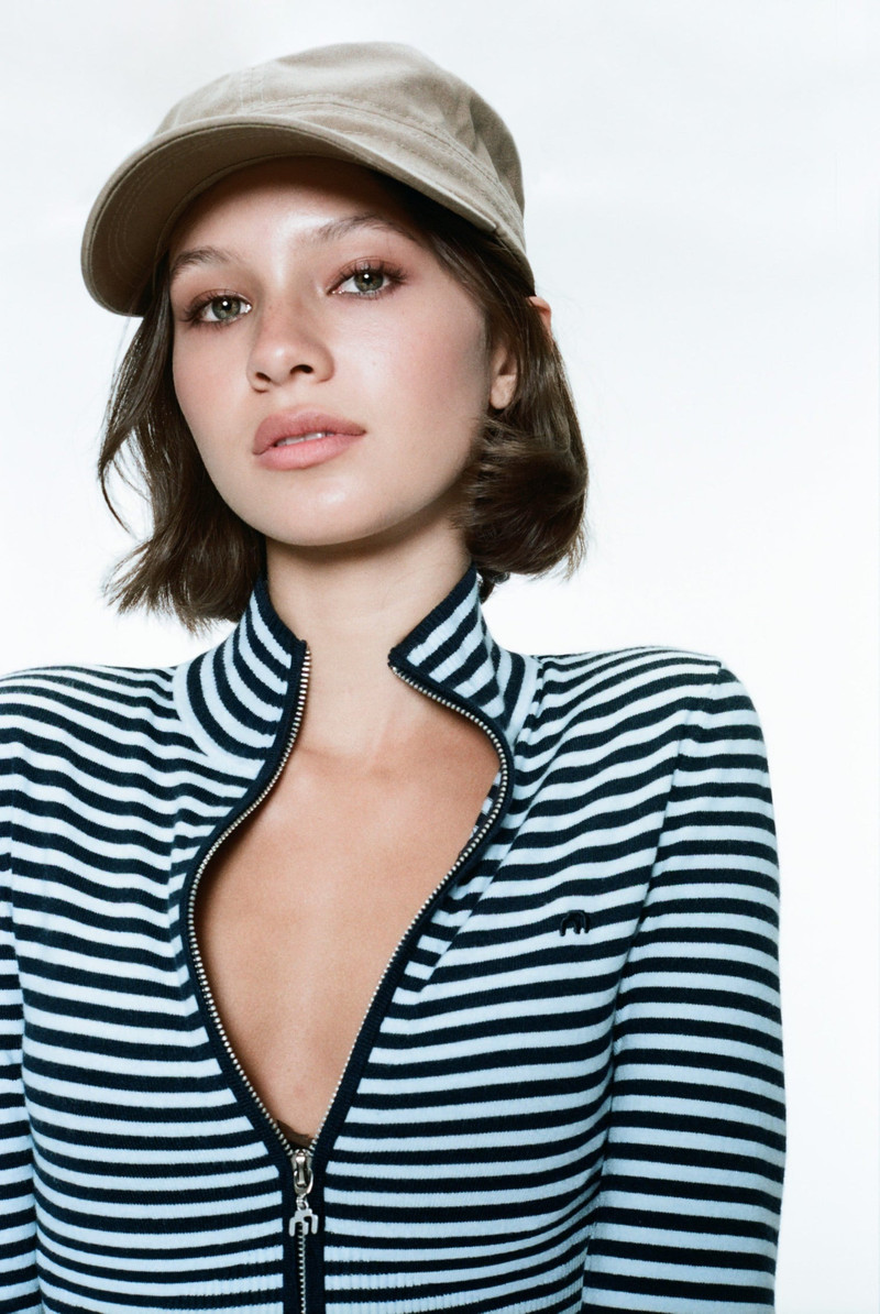 miaou VLAD ZIP UP - BLUE STRIPE outlook