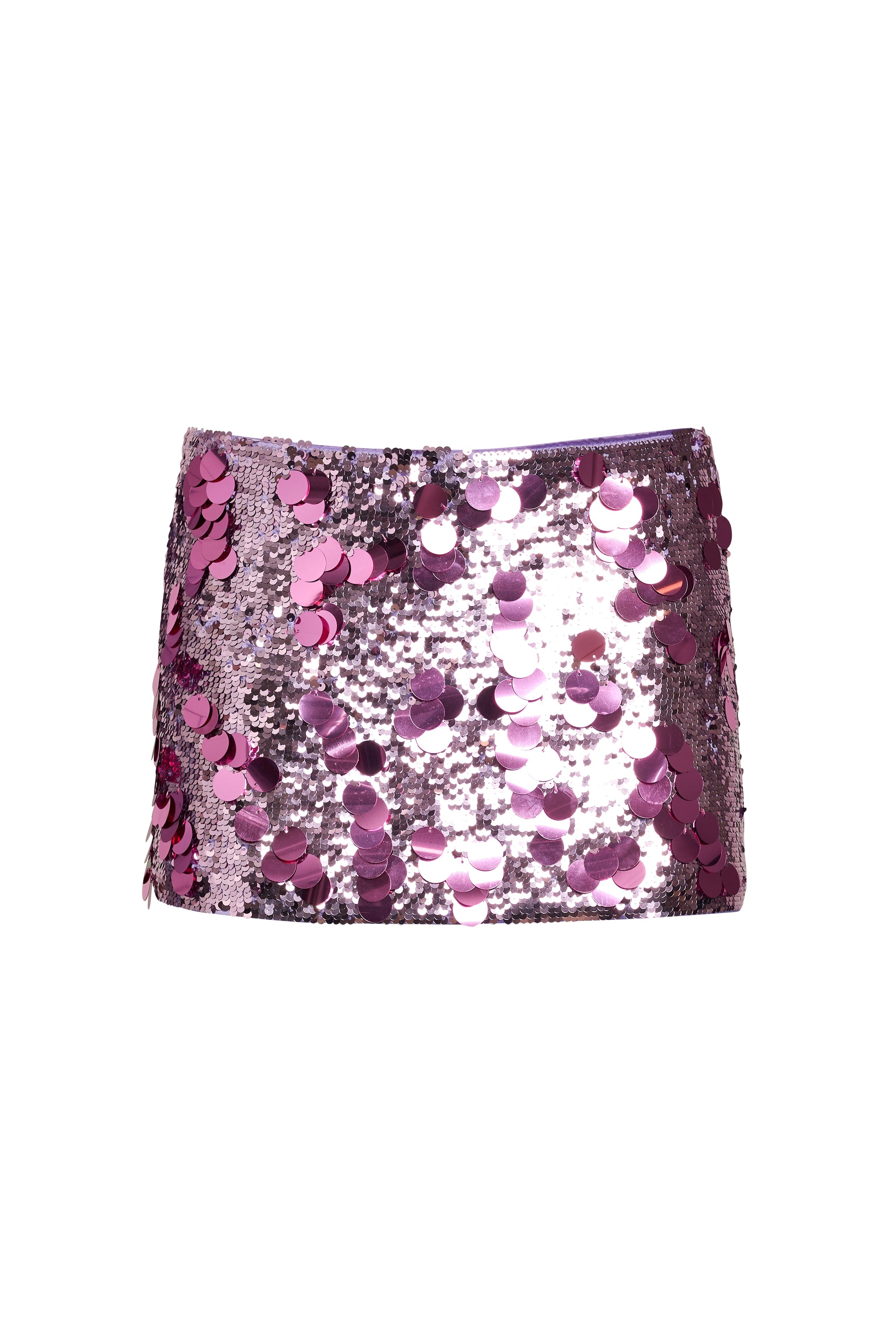 LOW RISE PAILLETTE SKIRT - 6