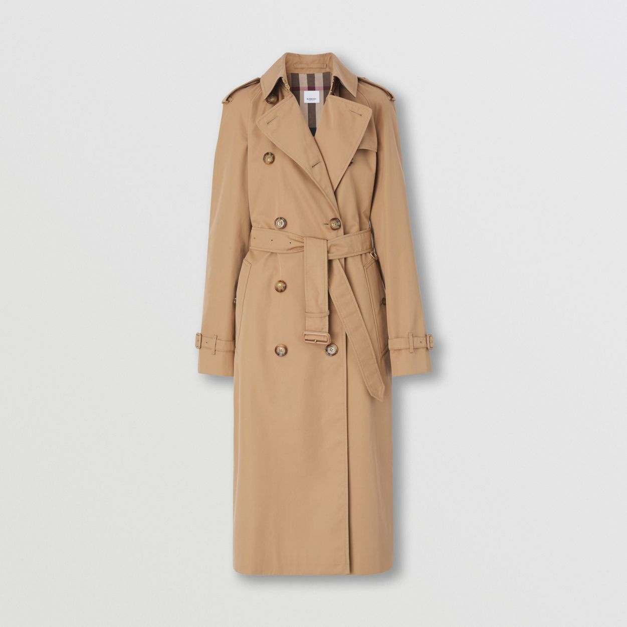 Cotton Gabardine Trench Coat - 4