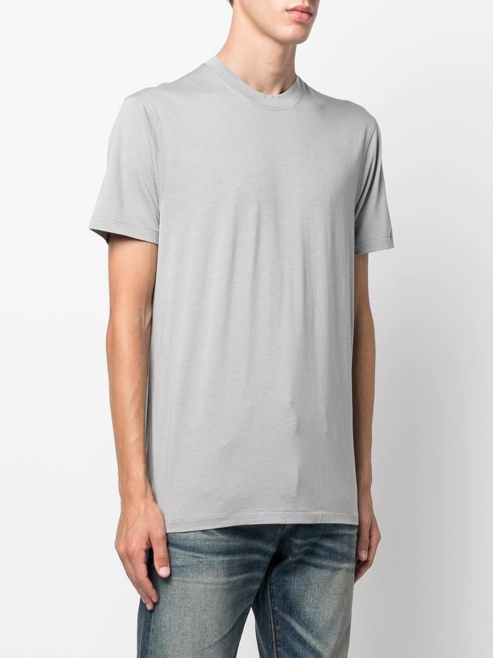 crew neck short-sleeved T-shirt - 3