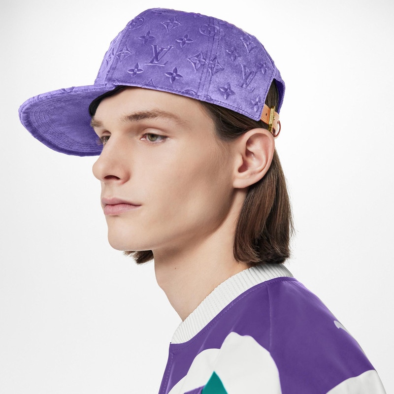 Monogram Velvet Cap 4
