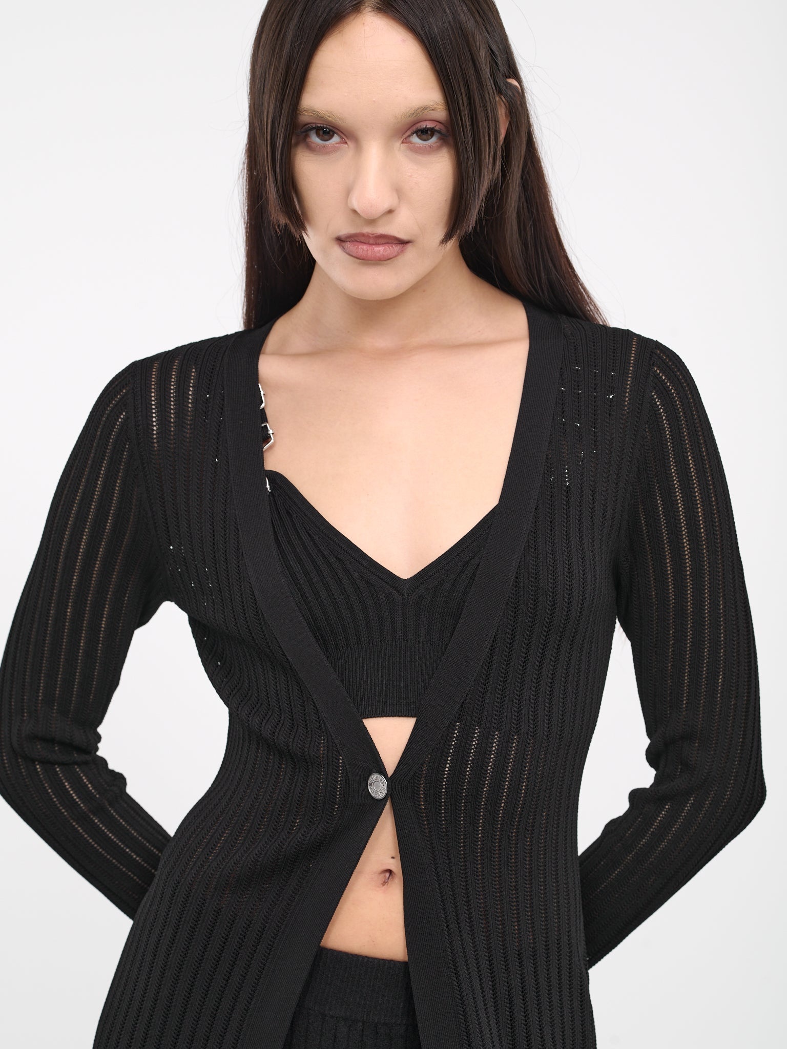 Rib-Knit Maxi Cardigan - 4
