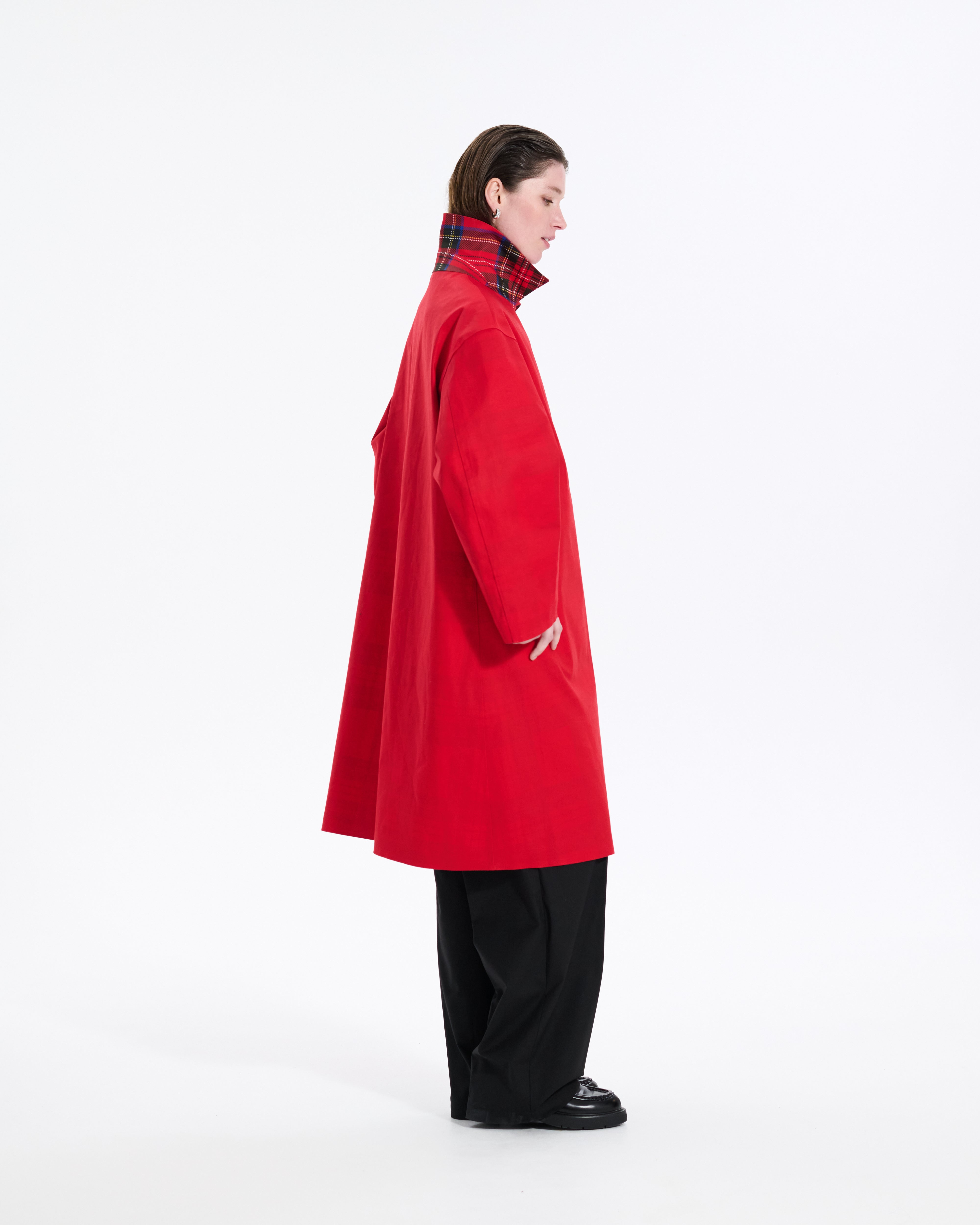 Maree Reversible Rubberised Coat - 4