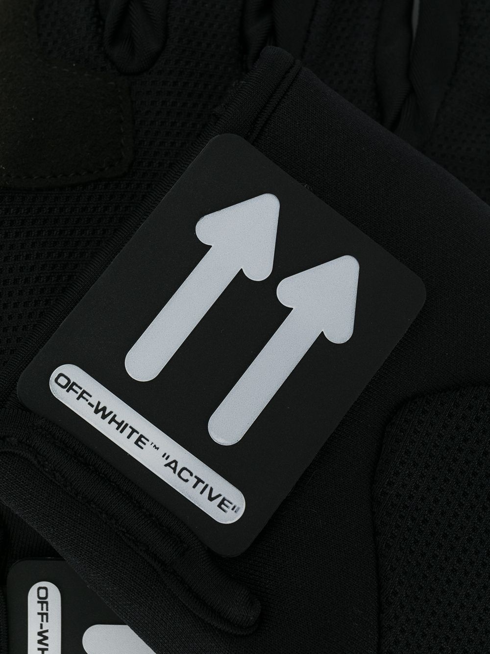 arrow logo patch gloves - 2